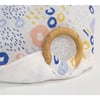 Babyjem Ahşap Dişlikli Müslin Önlük Renkli Halkalar Art-678
