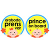 Babyjem Araba Yazısı Arabada Prens Var Sticker ART-094