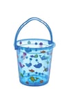 Babyjem Bebek Banyo Kovası Şeffaf Mavi Desenli Art-399