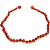 Babyjem Kehribar Bebek Kolyesi Koyu Bal Art-587 