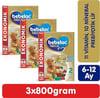 Bebelac Gold 2 3'lü 800 Gr 6-12  Ay Mega Paket
