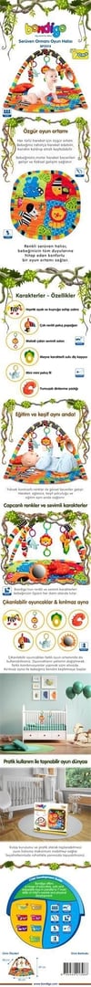 Bondigo Serüven Ormanı Oyun Halısı BP2014