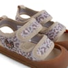 Buckhead Kız Bebek Çocuk Dater Cırtlı Sandalet Bej Buck4486
