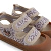 Buckhead Kız Bebek Çocuk Dater Cırtlı Sandalet Bej Buck4486