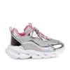 Buckhead Kız Çocuk Glossy Shiny Işıklı Spor Ayakkabı Silver BUCK4430