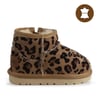 Buckhead Kız Çocuk Nesty Leopar Desenli Tüylü Bot Bej Buck4508
