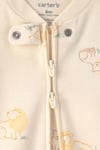 Carter's Bebek Fermuarlı Patikli Tulum Krem 1V244210