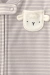 Carter's Bebek Fermuarlı Polar Uyku Tulumu Gri 1W142010