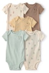 Carter's Bebek Layette 5'li Kısa Kollu Zıbın Set Renkli 1V242610