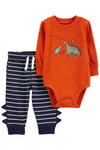 Carter's Erkek Bebek 2'li Alt Üst Set Turuncu 1P812710