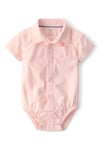 Carter's Erkek Bebek 2'li Gömlek Body Şort Takım Somon 1U634810