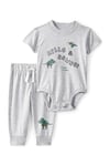 Carter's Erkek Bebek Body Pantolon Takım Gri 1U270510