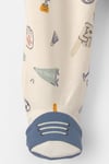 Carter's Erkek Bebek Fermuarlı Patikli Tulum Krem 1V707510