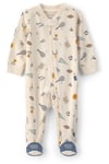 Carter's Erkek Bebek Fermuarlı Patikli Tulum Krem 1V707510