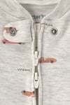 Carter's Erkek Bebek Fermuarlı Patikli Tulum Gri 1V244810