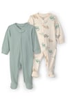 Carter's Erkek Bebek Layette 2'li Fermuarlı Patikli Tulum Set Yeşil 1V480710