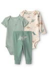 Carter's Erkek Bebek Layette 3'lü Body Alt Takım Yeşil 1V252310