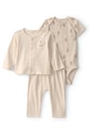Carter's Erkek Bebek Layette 3'lü Ceket Alt Takım Krem 1V828110