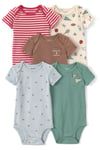 Carter's Erkek Bebek Layette 5'li Kısa Kollu Zıbın Set Renkli 1V242210