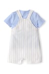 Carter's Erkek Bebek Layette Salopet Tişört Takım Mavi 1U609110