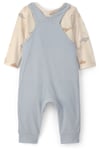 Carter's Erkek Bebek Layette Uzun Kol Tişört Salopet Takım Mavi 1V546510