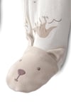 Carter's Erkek Bebek Patikli Uyku Tulumu Krem 1U662010