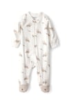 Carter's Erkek Bebek Patikli Uyku Tulumu Krem 1U662010