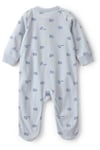 Carter's Erkek Bebek Polar Fermuarlı Patikli Tulum Mavi 1W112410