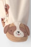 Carter's Erkek Bebek Polar Fermuarlı Patikli Tulum Krem 1W112510