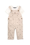Carter's Erkek Bebek Salopet Tişört Takım Bej 1S428510