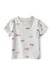 Carter's Erkek Bebek Tişört  Salopet Takım Lacivert 1U564010