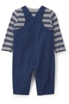 Carter's Erkek Bebek Uzun Kol Tişört Salopet Takım Lacivert 1W081410