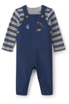 Carter's Erkek Bebek Uzun Kol Tişört Salopet Takım Lacivert 1W081410