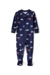 Carter's Erkek Çocuk Desenli Polar Tulum Lacivert 2T546710