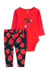 Carter's Kız Bebek 2'li Alt Üst Set Kırmızı 1P812010