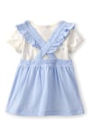 Carter's Kız Bebek 2'li Elbise Body Takım Mavi 1U607710