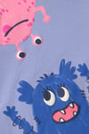 Carter's Kız Bebek 4'lü Baskılı Pijama Takımı Mavi 3W326210