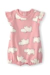 Carter's Kız Bebek Baskılı  Kısa Tulum Pudra 1U268510