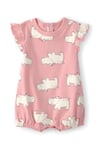Carter's Kız Bebek Baskılı  Kısa Tulum Pudra 1U268510