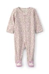 Carter's Kız Bebek Çiçekli Fermuarlı Patikli Tulum Lila 1V707210