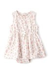 Carter's Kız Bebek Çiçekli Zıbın Elbise Krem 1U565110