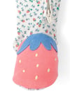 Carter's Kız Bebek Çilek Desenli Patikli Uyku Tulumu Beyaz 1U649410