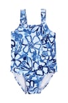 Carter's Kız Bebek Desenli Kolsuz Mayo Lacivert 1S570110