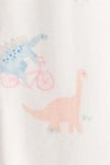 Carter's Kız Bebek Desenli Uyku Tulumu Ekru 1T544110
