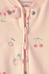 Carter's Kız Bebek Fermuarlı Patikli Tulum Pembe 1V245610