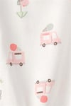 Carter's Kız Bebek Kısa Tulum Ekru 1U566510