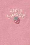 Carter's Kız Bebek Layette 3'lü Body Alt Takım Pudra 1V253610