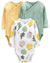 Carter's Kız Bebek Layette 3'lü Body Asortili 1L782610