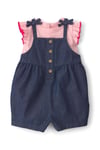 Carter's Kız Bebek Salopet Tişört Takım Lacivert 1U563510
