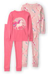 Carter's Kız Çocuk 4'lü Baskılı Pijama Takımı Pembe 3W133310